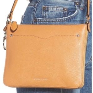 Rebecca Minkoff Jody Expandable Leather Crossbody Bag Golden Yellow